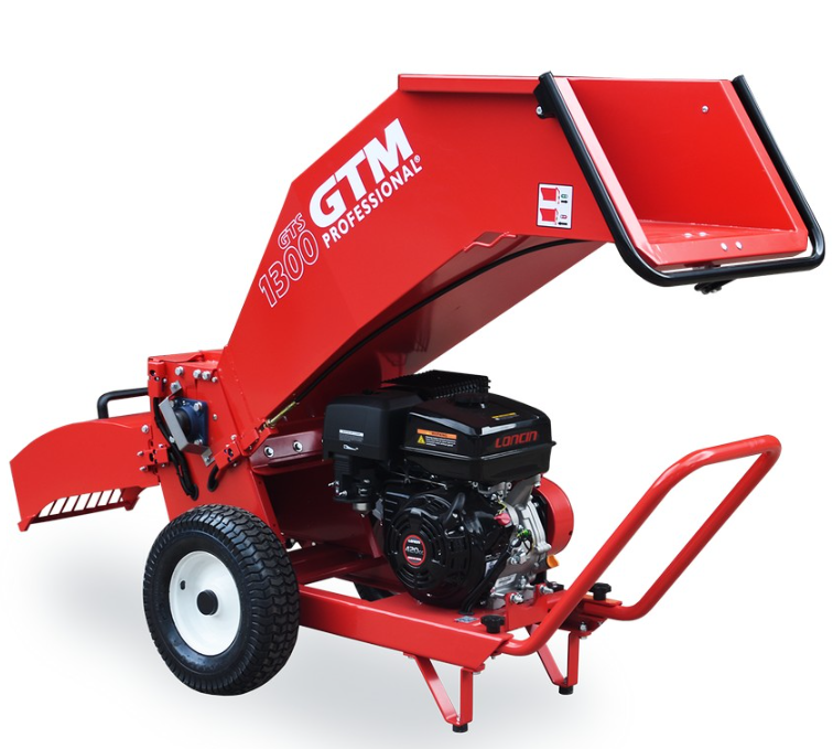 [GTM GTS1300C G] Broyeur multi végétaux GTM GTS1300 Compo moteur Loncin G420FA 15cv capacité 10cm goulotte fixe