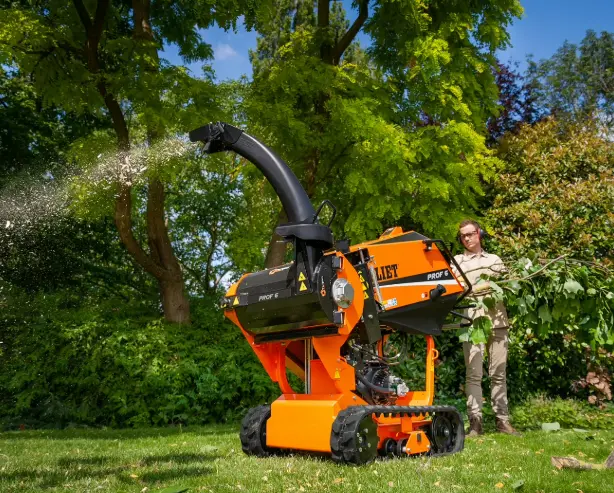 Broyeur de branches Eliet pour valoriser les déchets de taille