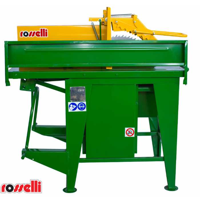 Scie circulaire ROSSELLI table coulissante cardan lame600mm widia