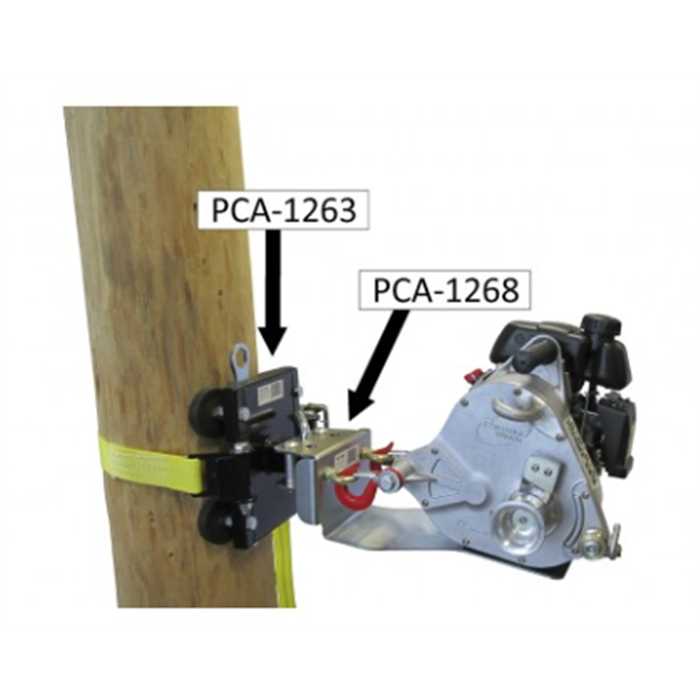 Systeme ancrage de treuil portable winch avec sangle