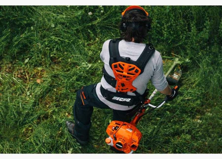 Harnais débroussailleuse ECHO Ergo-Pro avec attache de sécurite