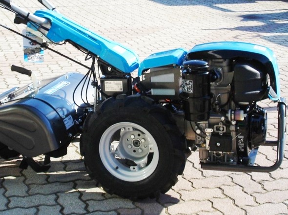 Motoculteur BERTOLINI 413SKD-E moteur diesel Kohler électrique complet avec fraises 70cm