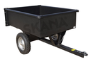 Remorque acier pour tracteur tondeuse avec benne soude capacite max 226k pneus 12"