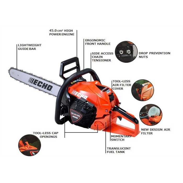 Tronconneuse ECHO CS4510 - 45.0cc guide de 38cm