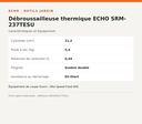 Débroussailleuse thermique ECHO SRM-237TESU — infographie technique Outils Jardin [ECHO 2026-10-03]