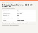 Débroussailleuse thermique ECHO SRM-420ES-LWU — infographie technique Outils Jardin [ECHO 2026-10-03]