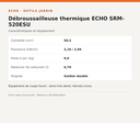 Débroussailleuse thermique ECHO SRM-520ESU — infographie technique Outils Jardin [ECHO 2026-10-03]
