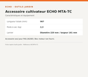 Accessoire cultivateur ECHO MTA-TC — infographie technique Outils Jardin [ECHO 2026-10-03]