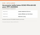 Accessoire taille-haies ECHO PPA-AH-HD pour PPT-2620HES — infographie technique Outils Jardin [ECHO 2026-10-03]