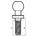 Boule de remorque m22 x 55mm