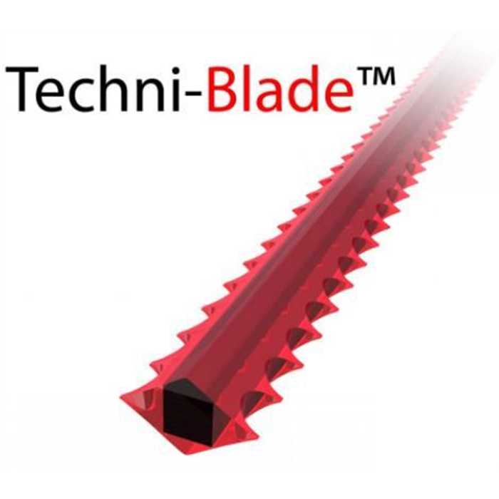 Fil nylon OREGON Techni-Blade Rouge 7mm x 26 cm - 40 pièces