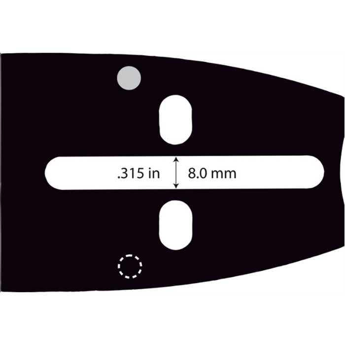 Guide de chaine OREGON versacut vxl - 64e 45cm 3/8 0.58 1.5mm -