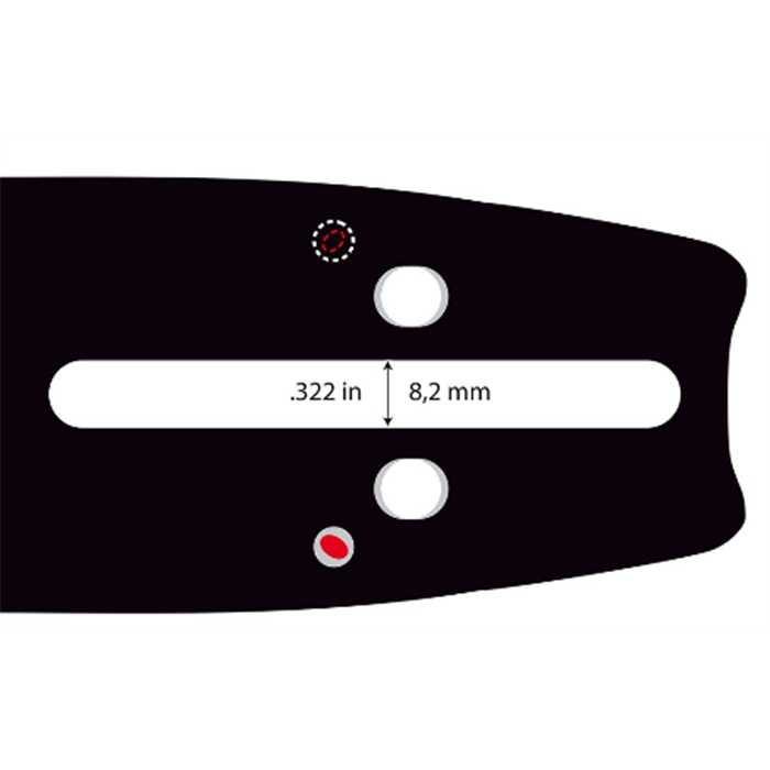 Guide de chaine OREGON versacut vxl - 72e 45cm .325 0.58 1.5mm