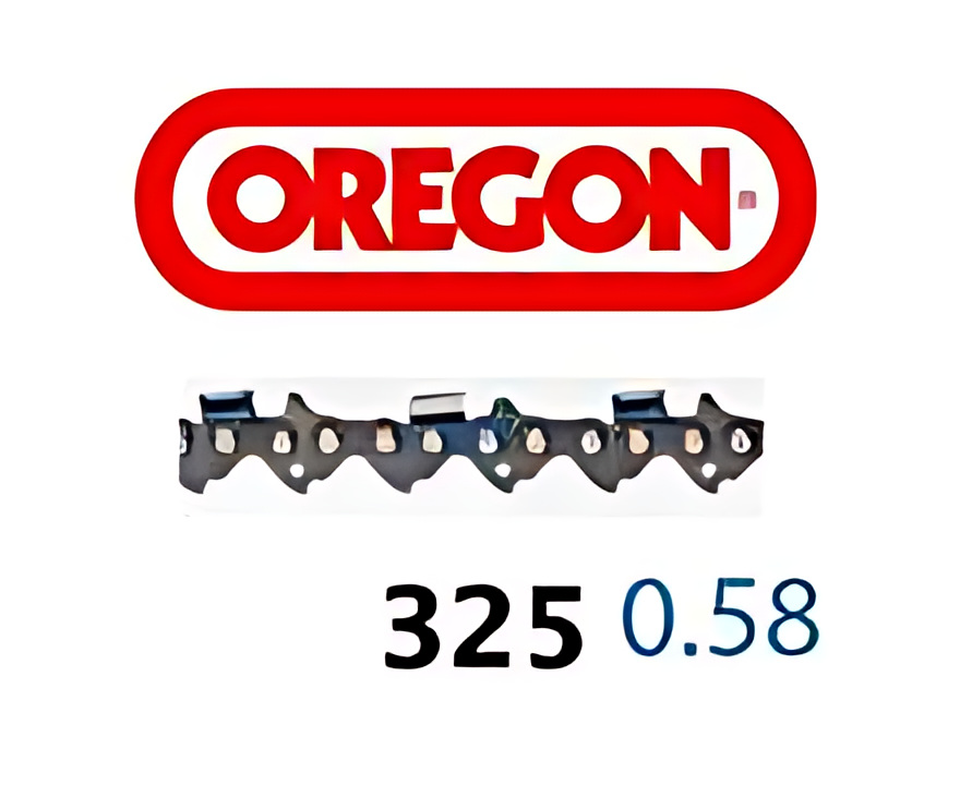 Chaine OREGON 66e .325 0.58 1.5mm demi-ronde, 66E3250.58OR, 21BPX066E, 21BPX-66E, 21BPX66E