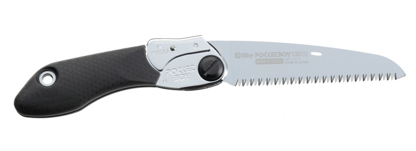 Scie de poche Silky Pocketboy 13cm Noire - Fines dentures, SILKY, POCKETBOY, KSI534013