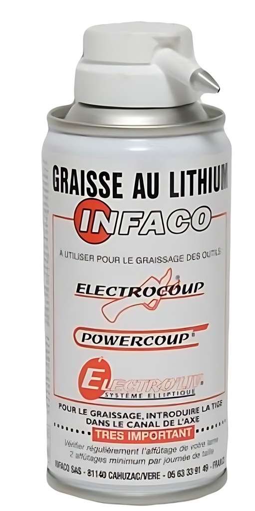 [INFACO 352B] Spray infaco graisse au lithium 200ml in352b, 352B, 3701237018741