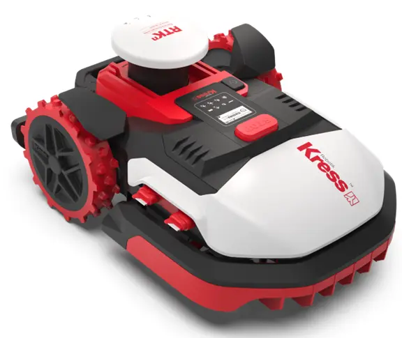 Tondeuse robot KRESS guidage GPS et RTK sans fil périphérique 2000 jusque 20ares, KRESS KR172E Sans sonar pour éviter les obstacles