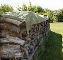 bache de taille de haies ou couvre bois 1.5m x 6m, cogex 082013, 3300669421756