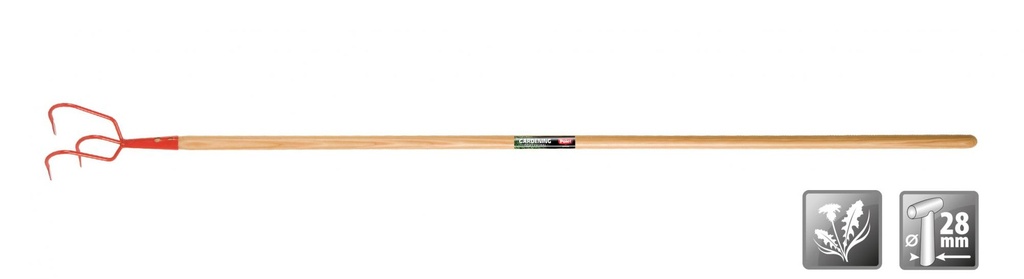 [0340231] Cultivateur polet 3 dents fixe avec manche en frene, 0340231, 5410685031063