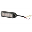 Avertisseur flash LED orange 4x3W 12/24V