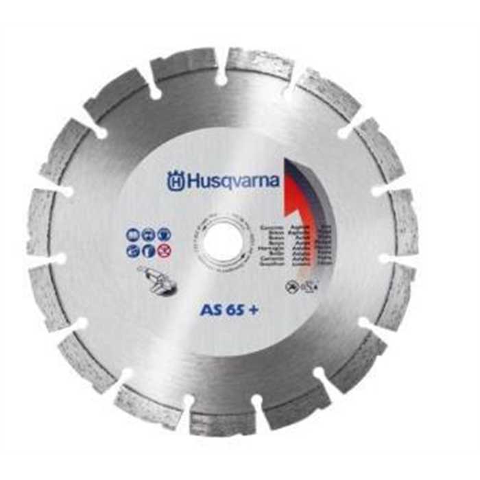 Disque diamante Husqvarna AS65 diamètre 350 x 25.4/20- prix net sur stock, DISQUE AS65+ 350, AS65 350, 5430672.74, 5430672-74, 543067274