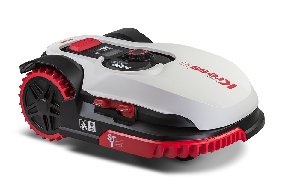 Tondeuse robot KRESS AVEC fil périphérique 1500m2 SANS sonar pour éviter les obstacles, jusque 15ares KR120, KRESS, KR120E, Kress Mission 1500