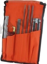 Kit pour affutage professionnel - 1x manche 3 limes rondes 1 lime plate 1 curette 1 jauge de profondeur, PORTE LIME, 9308312, 830-8312, 3582321361093