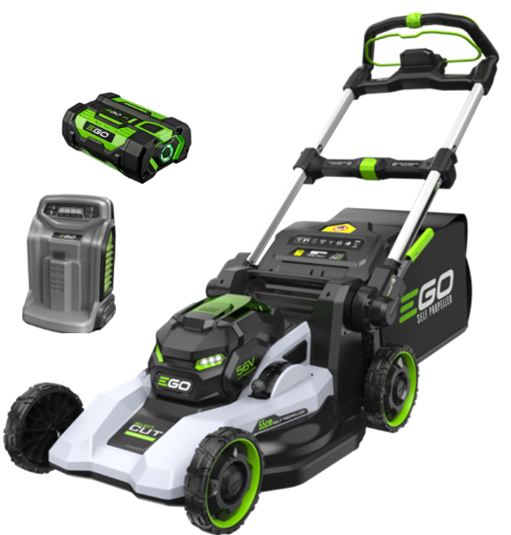 [EGO LM2236E-SP KIT] Tondeuse auto-tractée EGO LM2236E-SP 55 cm avec batterie 10ah BA5600 et avec chargeur rapide, EGO LM2236E-SP, 20100785, 04894863103901