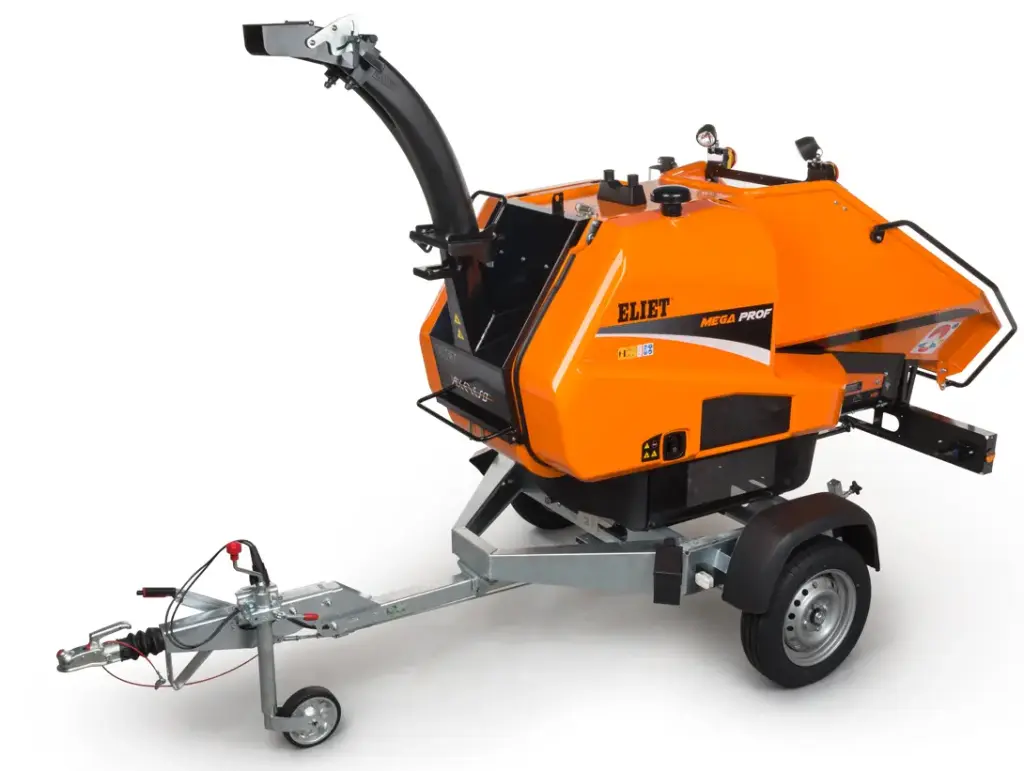 Broyeur ELIET MEGAPROF sur chassis routier -750kg Diamètre 15cm - 37CV Briggs Vanguard avec ECOEYE  et régulateur de vietesse , MA 018 011 137, MA018011137