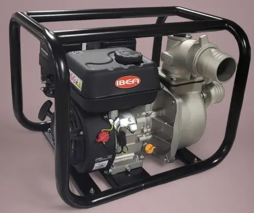 Pompe à eau 3" avec moteur essence IBEA débit max 1000l/min IBEA MP80, MP 80