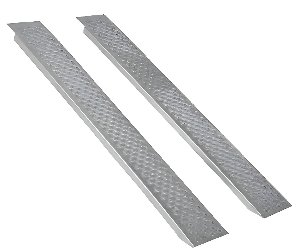 Jeu de rampes droites en alu 1.5 m X200 mm MAX400 kg, 910-8221B, 9108221B