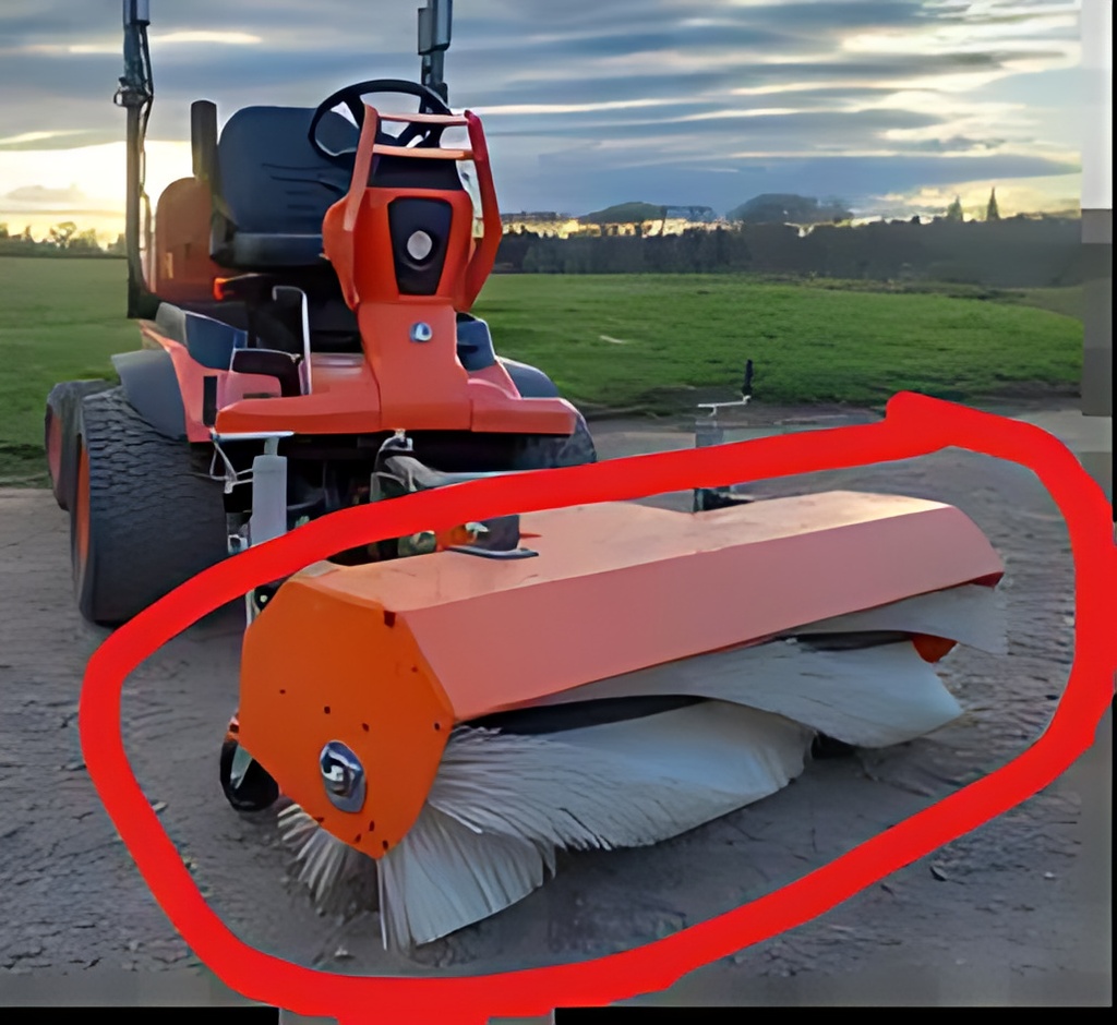 Balayeuse 115 cm, Ø 45 cm, mécanique (tracteur 15 à 25 cv) Kersten KM 11545M/ABR45