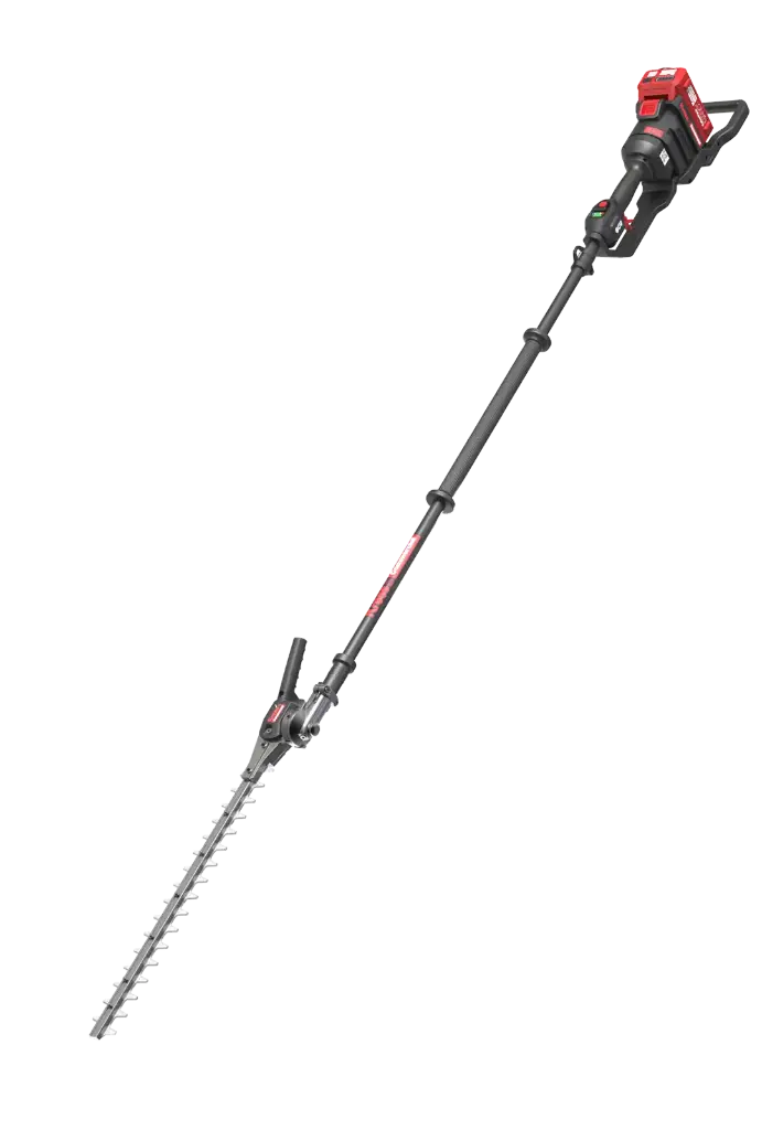 Taille-haie à perche Kress 60 V de qualité commerciale arbre long et tête articulée KC270.9