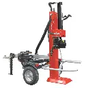 Fendeuse HECHT 6422 22 Tonnes sur châssis routier 45km/h moteur thermique, course de 61cm