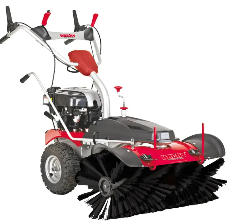 [HECHT 8101BS] Balayeuse 100cm autotractées moteur à essence Briggs and Stratton 068689 avec bac 008101B HECHT 8101BS