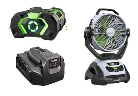 Kit Ventilateur EGO avec fonction brumisation, FN1000E-K1252, 20100791, 04894863103932, 