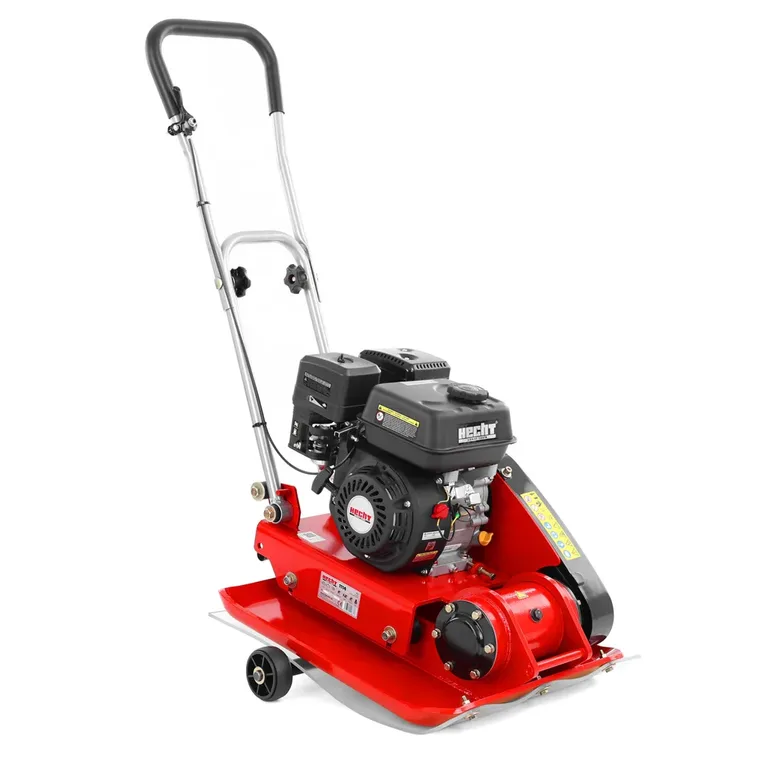 Dameuse 50cm Plaque vibrante HECHT 1114 – Compacteur thermique 6,5 CV – Force de compactage 20 kN