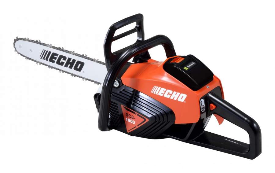 Tronçonneuse sur batterie ECHO DCS-1600 — guide 35 cm — kit batterie et chargeur