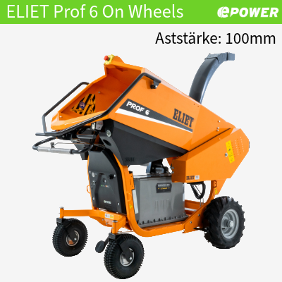 Broyeur ELIET PROF 6 E-POWER ON WHEELS 7,5 KW - 48 Vanguard (+ECOEYE)