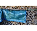 Bâche de protection avec Oeillets darrimage pour protection du bois,. Dimensions : L: 6 m - l: 1,5 m - 80 g/m2