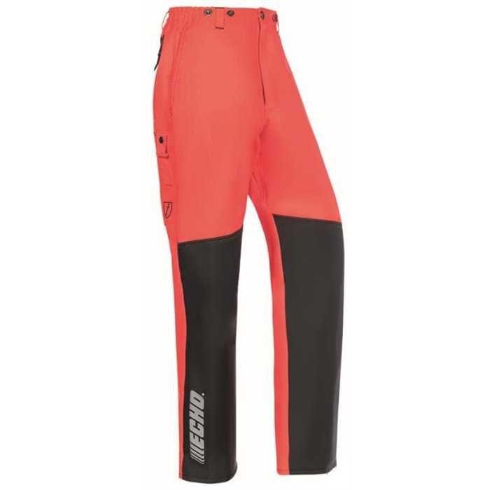 Pantalon de débroussaillage ECHO Pro-Tech orange-noir Taille M