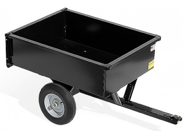 Remorque acier pour tracteur tondeuse avec benne soude capacite max 226k pneus 12", XBILC700B, LC700B, 3582321732893, 26432315703