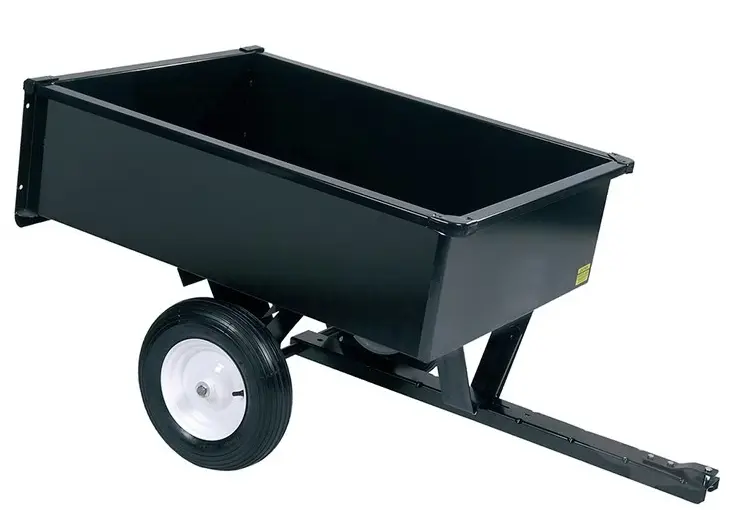 [BRINLY LDT1002] Remorque acier basculante autoportée turfmaster, LDT1002, TURF LDT1002, TURFMASTER LDT1002