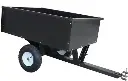 Remorque turfmaster capacité de 180kg porte arrière détachable, DC180, TURF DC180, XBIDC180, 3582321706306