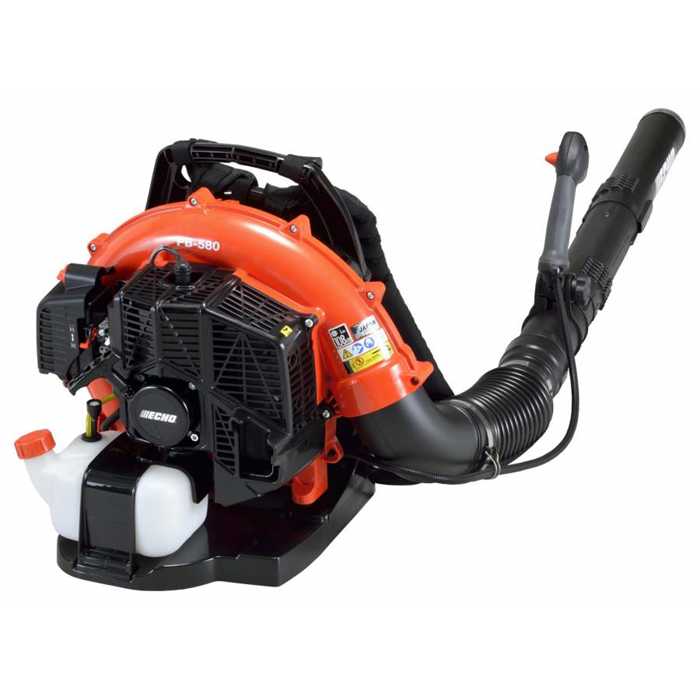 Souffleur a dos ECHO PB580 - 50cc soufflerie 73 m/sec, PB580, ECHO PB5810