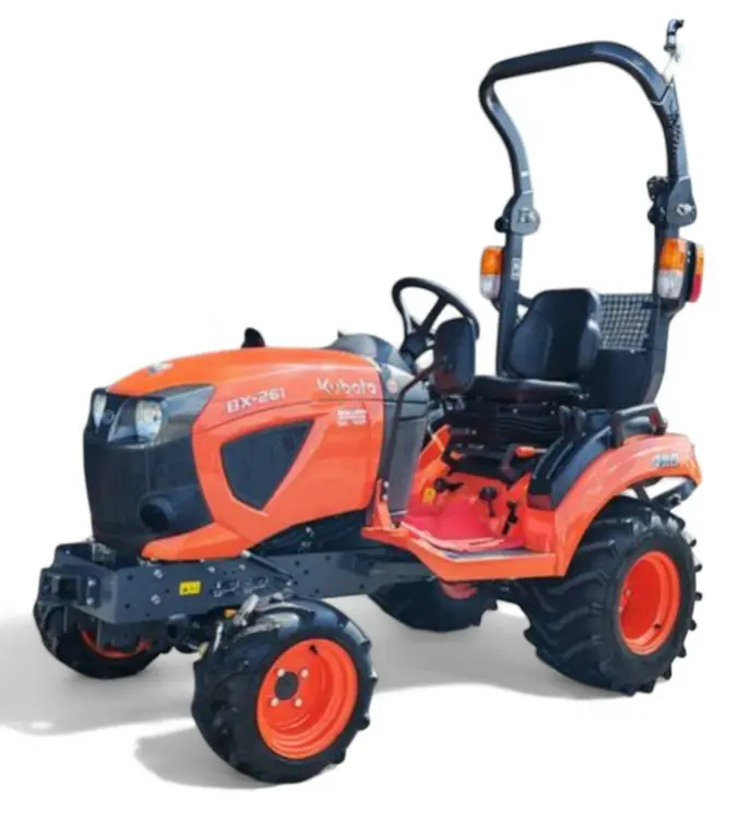 [KUBOTA BX261DV MIX] Tracteur KUBOTA BX261DV roues mixte pre-equipe chargeur siège à suspension mécanique, BX261DV-MIXTE-STD, BX261, BX261DV-MIXTE