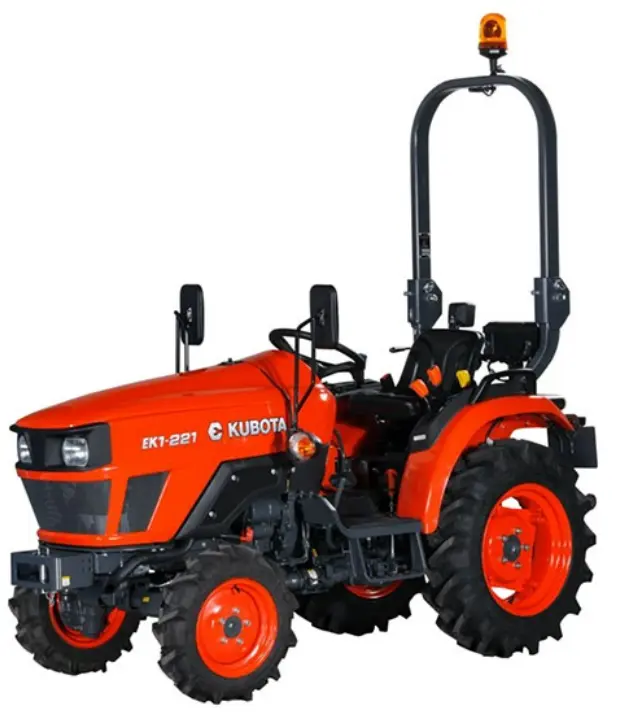 Tracteur KUBOTA 4x4 EK1-221 DT roues AV : 5,00-12 - AR : 8.00-18 - roues agraires - 22cv - 3 cylindres, KUBOTA EK1221DT W36TC00003 + COMB169-AG