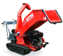 Broyeur GTM GTS1300RG sur chenilles moteur LONCIN G420F démarrage manuel