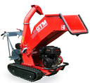 Broyeur GTM GTS1300RG-E sur chenilles moteur LONCIN G420FD E-Start démarrage électrique