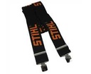 Bretelles STIHL noire et orange languettes avec clips métal